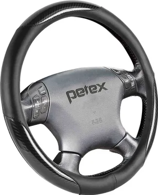 Produktbild von Lenkradbezug, Ø 38 cm, TPE-Ring, Design 1101, schwarz von PETEX