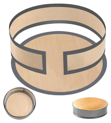 Produktbild von Wiederverwendbare Backmatte für Kuchen, Antihaftbeschichtung, rutschfest, Teigmatte, Backmatte, Brotmatte für Brot, Teig, Ofen, Blätterteig, Kekse, Gebäck, Pizza