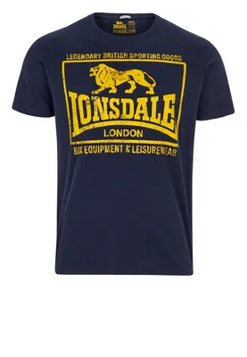 Produktbild von Lonsdale London T-Shirt Herren Hounslow dunkelblau Streetwear 100% Baumwolle L