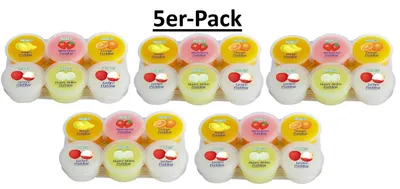 Produktbild von 5er-Pack COCON Pudding Nata de Coco Mix Dessert mit Kokosnussgel 480g