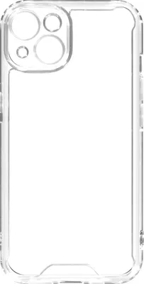 Immagine prodotto di Avizar, Custodia rigida protettiva per iPhone 14 Resistente agli urti con bordo in silicone, trasparente