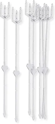 Immagine prodotto di Espositore per fiori - Portacartellini per fiori - Espositore per gioielli - Cartone resistente - 28 cm - Bianco