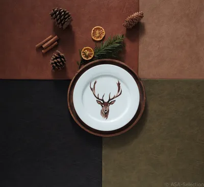Immagine prodotto di ASA Selection Tischset, black coffee vegan leatherPoliuretano78304076