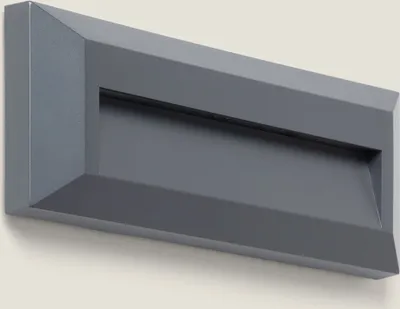 Produktbild von LED-Wandleuchte 2W Oberfläche Aussen Rechteckig Schwarz Élide 2700K Warmweiß
