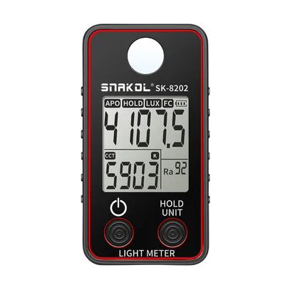 Produktbild von Tester temperatury barwowej, precyzyjny miernik natężenia oświetlenia, 0,5-300 000 LUX, miernik testowy oświetlenia LED, fotograficzny miernik luminancji
