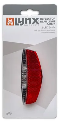 Immagine prodotto di Luce posteriore e-bike Lynx Luce LED per bicicletta, posteriore, 6 - 48V per biciclette elettriche