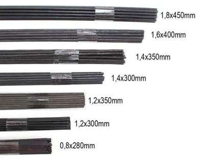 Produktbild von 2,5kg Blumendraht blaugeglüht Steckdraht Basteldraht Bindedraht, Ausf:1.2 x 300mm