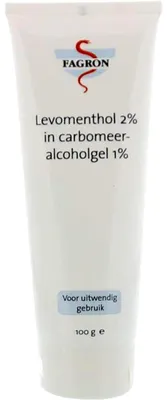 Imagen del producto de Gel de carbómero con levomentol 2% (Fagron), presentación de 100 gramos