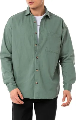 Produktbild von Red Bridge Herren Hemd Premium Denim Oversized Wide Cut Khaki XL