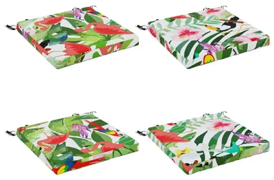 Obrázek produktu pro Polštářky na sezení, sada 4 kusů, SOEST, 100% polyester, vícebarevné
