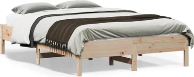 Produktbild von Design Massivholzbett 120x190 cm Kiefer, Klassische Betten 2024 Neu