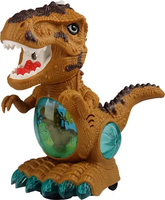 Immagine prodotto di Giocattolo universale di simulazione di dinosauro che cammina con luci musicali