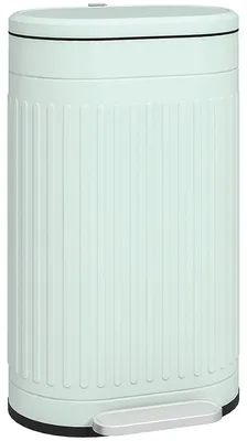 Obrázek produktu pro 30litrový odpadkový koš s víkem a mechanismem jemného zavírání | Barva: zelená | Rozměry: 31,2 x 36,5 x 60,8 cm