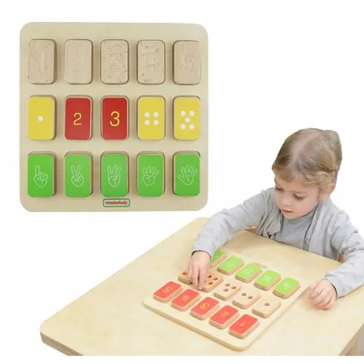 Obrázek produktu pro MASTERKIDZ Vzdělávací tabule Skládačka Učení Číslo
