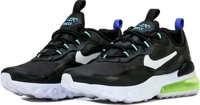 Produktbild von Nike Air Max 270 React GS Running Trainers Cz4212-001 Sneakers Shoes , Schwarz , Gr: 38 EU