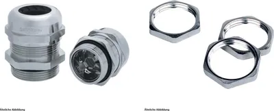 Immagine prodotto di Raccordo LAPP senza piombo EMC con controdado M12x1,5 ottone (CuZn) nichelato lunghezza filettatura 6,5 mm - 1 pezzo
