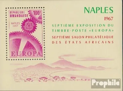 Produktbild von Briefmarken Ruanda 1969 Mi Block8A (kompl.Ausg.) postfrisch Briefmarkenausstellung