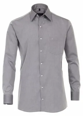Immagine prodotto di CASAMODA Camicia da lavoro da uomo a maniche lunghe Kent Comfort Fit Grigio chiaro 46