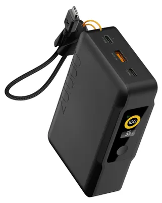 Image de Xtorm NextGen Powerbank 35W, 20 000 mAh, 2 x USB-C / 1 x USB-A, Résistant en avion, Convient pour Samsung et iPhone, Noir