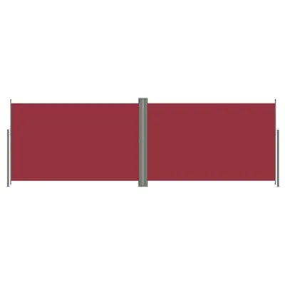 Immagine prodotto di vidaXL Tenda laterale estensibile rossa 200x600 cm