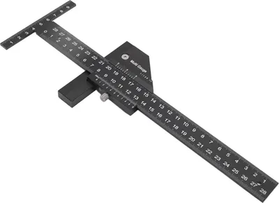 Produktbild von Multifunktionale T-förmige schmale Aluminiumlineal - Holzverarbeitung und Bau-Lineale