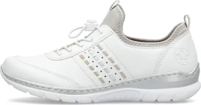 Produktbild von Rieker Damensneaker weiss/rose/silver/perlcloud L325980 (42/weiss/rose/silver/pe)