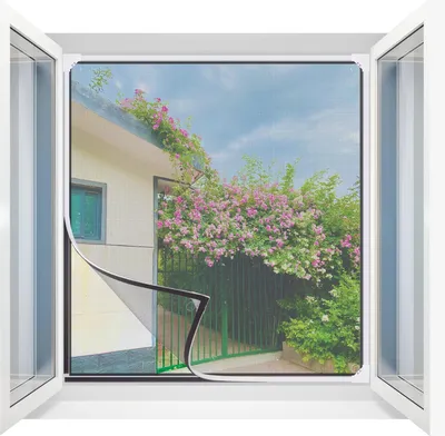 Zdjęcie produktu dla Moskitiera magnetyczna 130 cm x 150 cm - szara