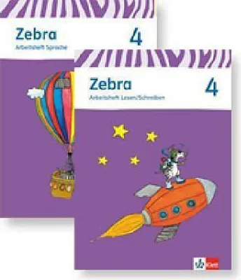 Obrázok produktu pre Zebra. Paket (Arbeitsheft Sprache und Arbeitsheft Lesen und Schreiben) 4. Schuljahr. Neubearbeitung
