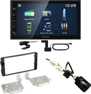 Produktbild von Kenwood DMX129DAB DAB+ Bluetooth USB Einbauset für Mitsubishi ASX ab 2015