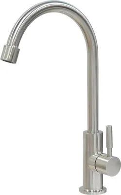 Produktbild von Design Edelstahl Wasserhahn matt