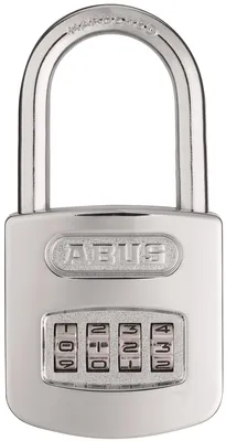 Produktbild von ABUS Zahlenschloss 160/50HB50, hoher Bügel, 4-stelliges Kombinationsschloss