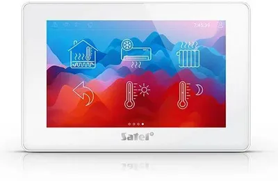 Imagen del producto de Teclado táctil SATEL modelo INT-TSH2R-W, color blanco