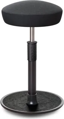 Produktbild von Sitz- Stehhocker Free Tall Hutsitz kvadrat Remix Anthrazit schwarz /schwarz.