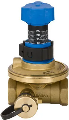 Produktbild von Danfoss Strangdifferenzdruckregler ASV-PV32 Einstellskala,Rp1 1/4,Sollwert 0,05-0,25bar