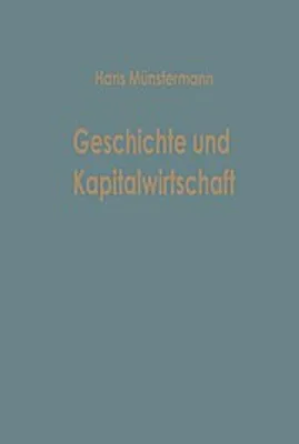 Obrázek produktu pro Geschichte und Kapitalwirtschaft