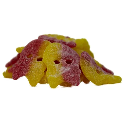 Image de Crânes Acidulés XL Sour Fruit Skulls Mix bicolore acide 175g