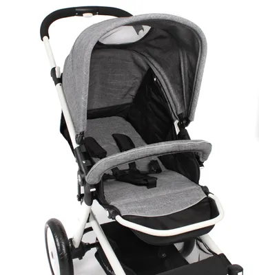 Produktbild von CHIC Kinderwagen Sportwagen Boomer grau - mit 5-Punkt-Sicherheitsgurt