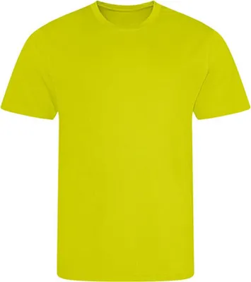 Immagine prodotto di Just Cool JC001 | Cool T-Shirt +WRAP  +Protezione solare 30 - Colore: Citrus - Taglia: XXL