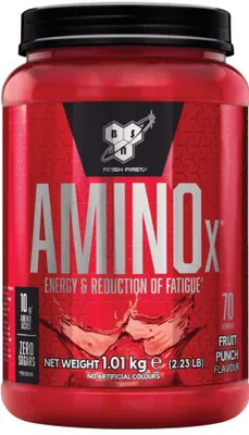 Zdjęcie produktu dla BSN Amino X - 1 kg - dawka Fruit Punch