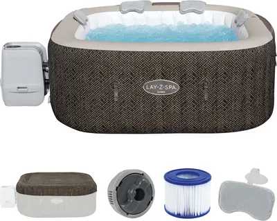 Produktbild von Bestway® LAY-Z-SPA® WLAN-Whirlpool Cabo HydroJet™ 180 x 180 x 71 cm, eckig