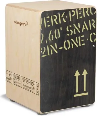 Image de Schlagwerk CP403 BLK 2inOne Cajon Snare