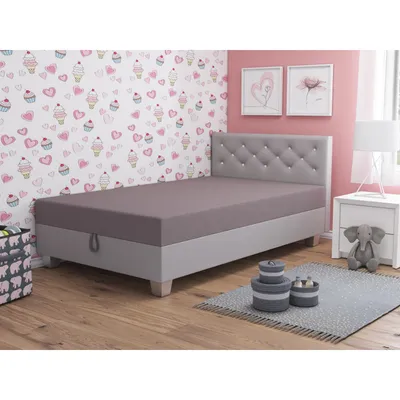 Obrázok produktu pre Jednolôžková posteľ 120x195 FREDERIKA 1 - svetlá hnedá / béžová