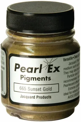 Produktbild von Jacquard Pigmentpulver Spielzeug Pearl Ex 21 g tiefes Gold kreativ