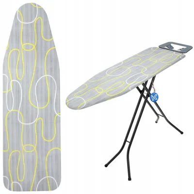 Produktbild von KADAX-Brettbezug, 127 x 47 cm, bügelbare Rückseite, dehnbare Schnüre