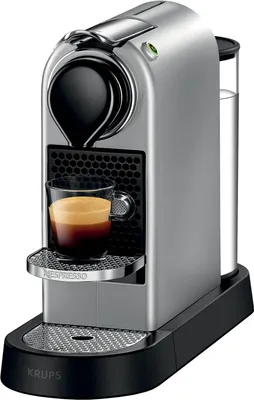 Produktbild von Krups XN740B, Pad-Kaffeemaschine, 1 l, Kaffeekapsel, 1260 W, Silber