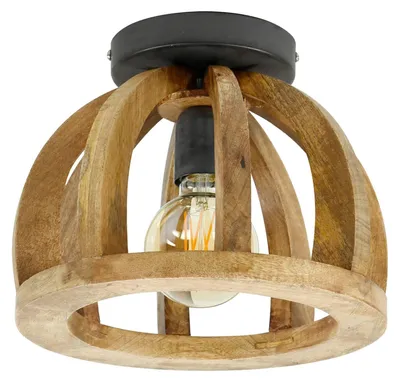 Immagine prodotto di Lampada da soffitto FURNLUX Orba Nero e Marrone Sabbia 30 cm / Colore principale: Marrone / Dimensioni: 30 x 24 x 30 cm