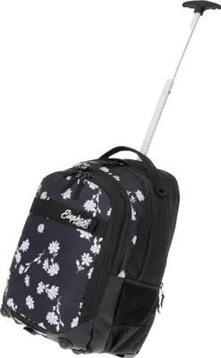 Produktbild von Schultrolley 3 Teile Set Mädchen Elephant Hero Signature Schulrucksack Trolley Sporttasche Mäppchen Box 12843 Black Flower