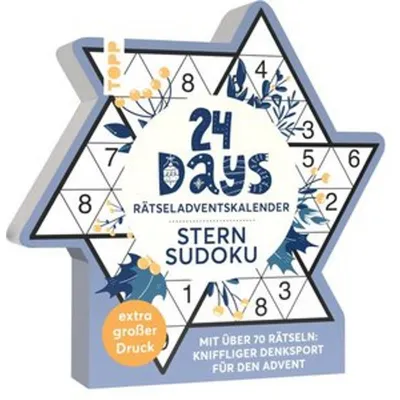 Obrázek produktu pro 24 DAYS RÄTSELADVENTSKALENDER - Sternsudoku