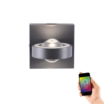 Obrázok produktu pre Paul Neuhaus 9185-13 Paul Neuhaus Q-MIA Smart Home Wandleuchte anthrazit 15,6 W