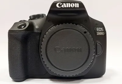 Obrázek produktu pro Canon EOS 2000D BK BODY EU26, 24,1 MP, 6000 x 4000 px, CMOS, Full HD, Černá